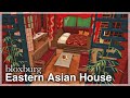 Bloxburg - Eastern Asian House Speedbuild (interior + full tour) | No Large Plot