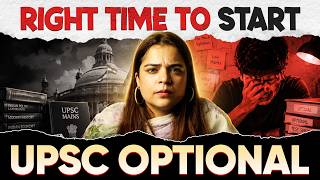 Right Time to Start UPSC Optional Preparation for 2027? By Saloni Khanna Ma'am |Sarrthi IAS Optional