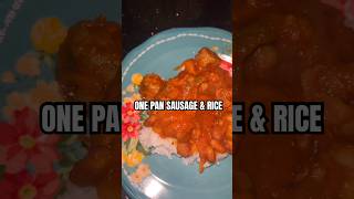 Easy One Pan Sausage and Rice Recipe | Quick Weeknight Dinner