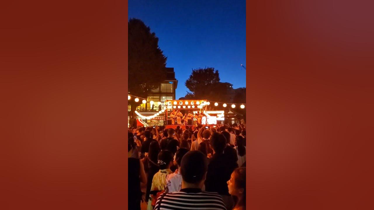 Japanese Summer festival (bon ordori) at Kanda Shrine 2023 Tokyo Japan