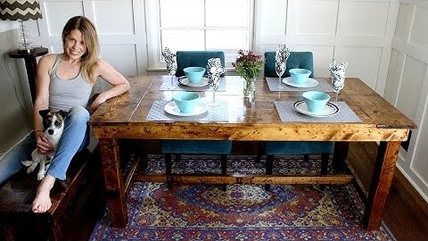 The $50 Modern Farmhouse Table - Easy DIY Project