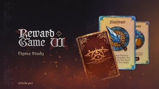 Career Overview Reward Screen UI in Figma | Fantasy JRPG UI/UX Study