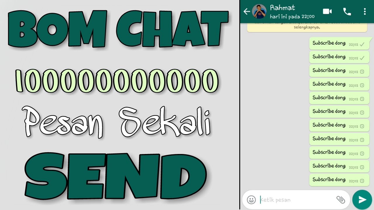 New Trik Kirim BOM Chat Whatsapp Di Android YouTube