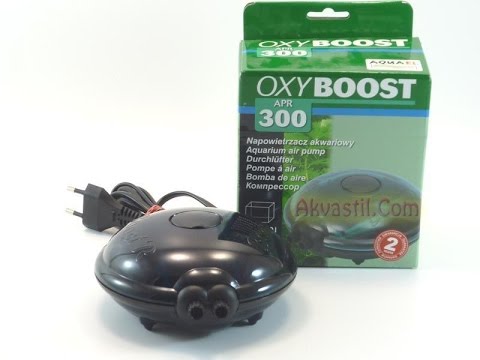 Компрессор Aquael Oxyboost Apr 300 компрессор для аквариума 150-300л. Аквариумистика.