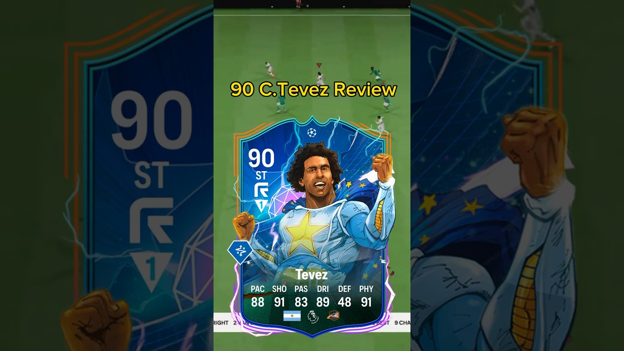 90 Hero Carlos Tevez Review  EAFC24