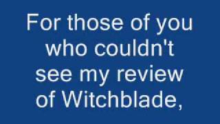 For those who couldnt see my WB review.