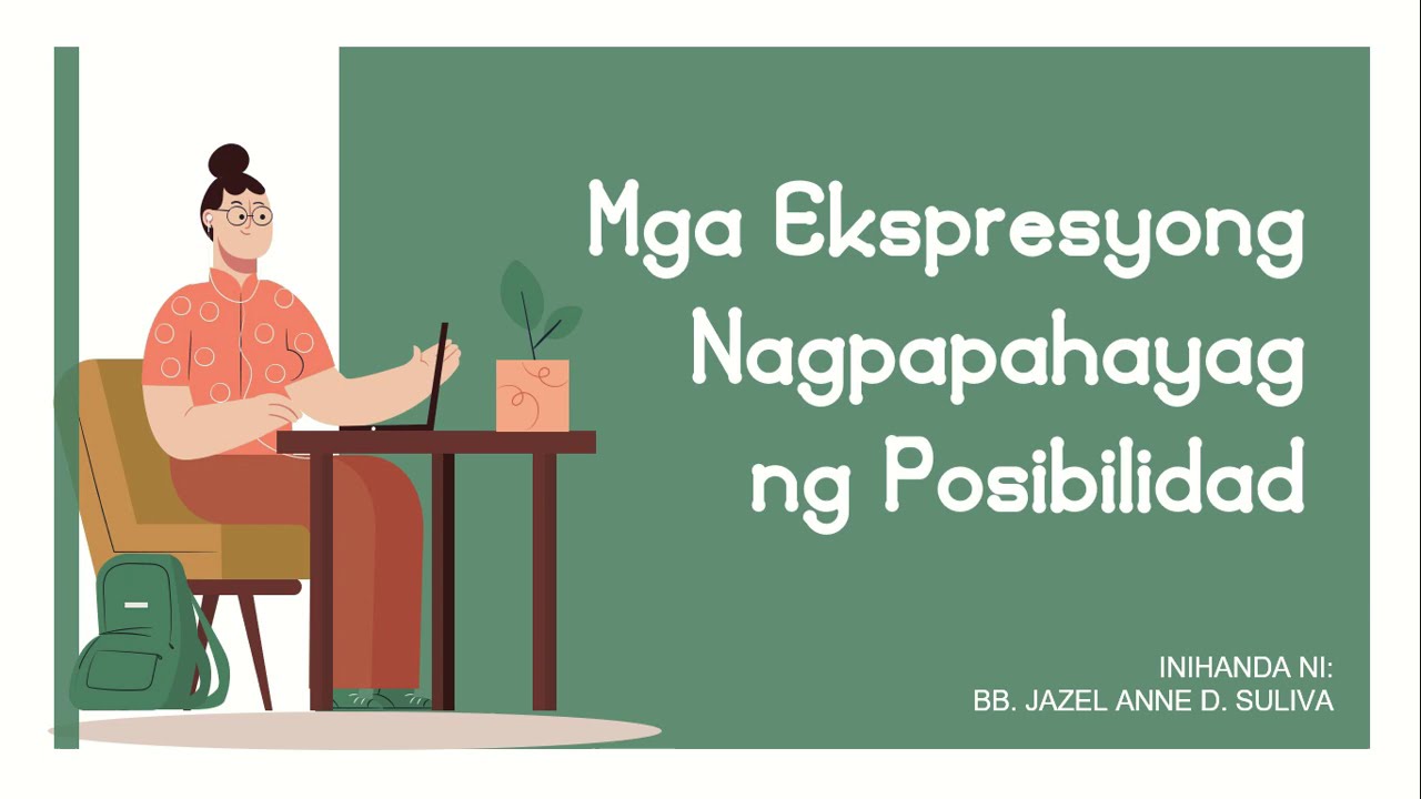 Ekspresyong nagpapahayag ng posibilidad - YouTube