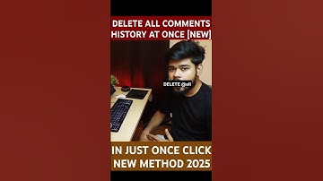 How to delete all comments on YouTube videos at once 2025 #shorts