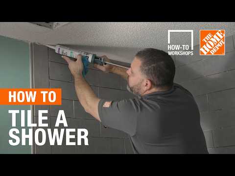 How-To Workshops - How to Tile a Shower | The Home Depot