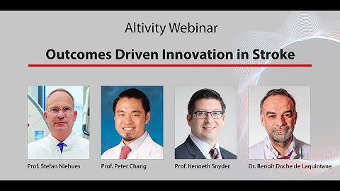 CANON MEDICAL | Altivity: Outcomes Driven Innovation in Stroke