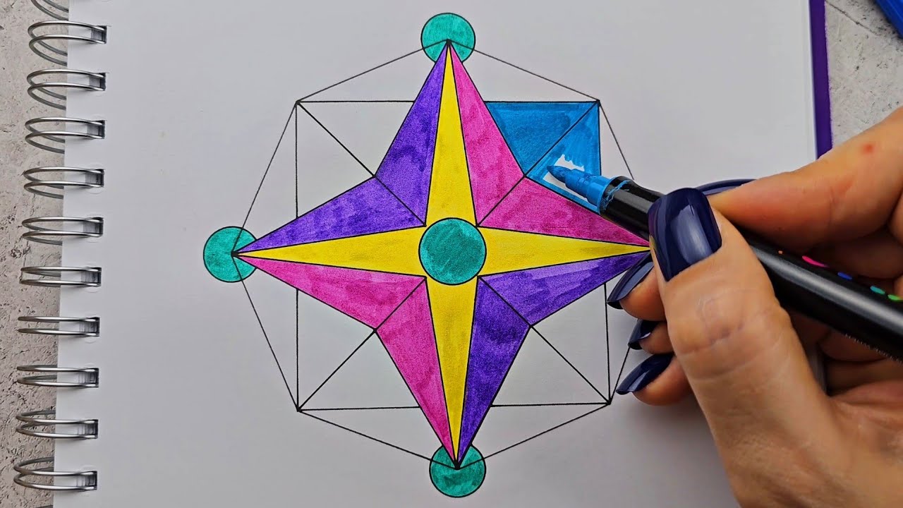 Soothing Mandala ASMR | Calm & Meditative Coloring for Inner Peace