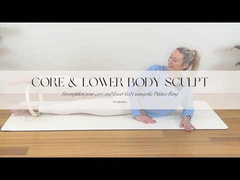 AT-HOME PILATES || 16 Minute Intermediate to Advanced ~ Core & Lower Body Sculpt with Pilates Ring