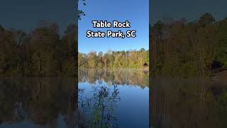 Table Rock State Park, Visitor center area. I believe this is Lake Oolenoy #nature #fall #hiking