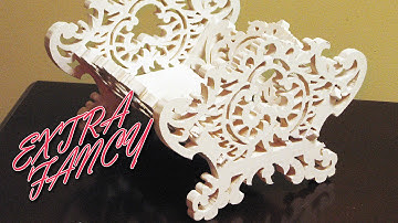 Fancy basket decor fret work scroll saw