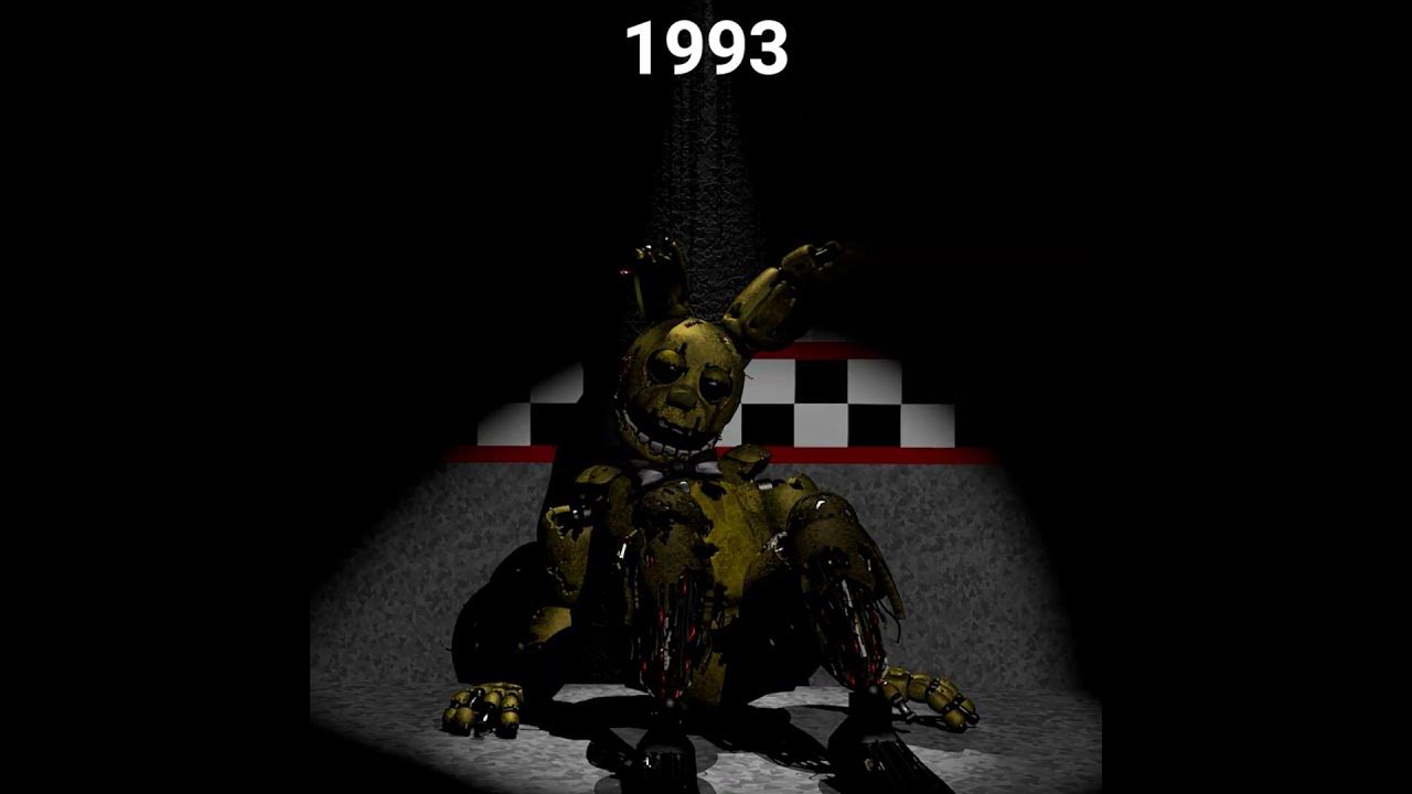 FNAF William Afton Springbonnie over the years FNAF William Afton Springbonnie over the years