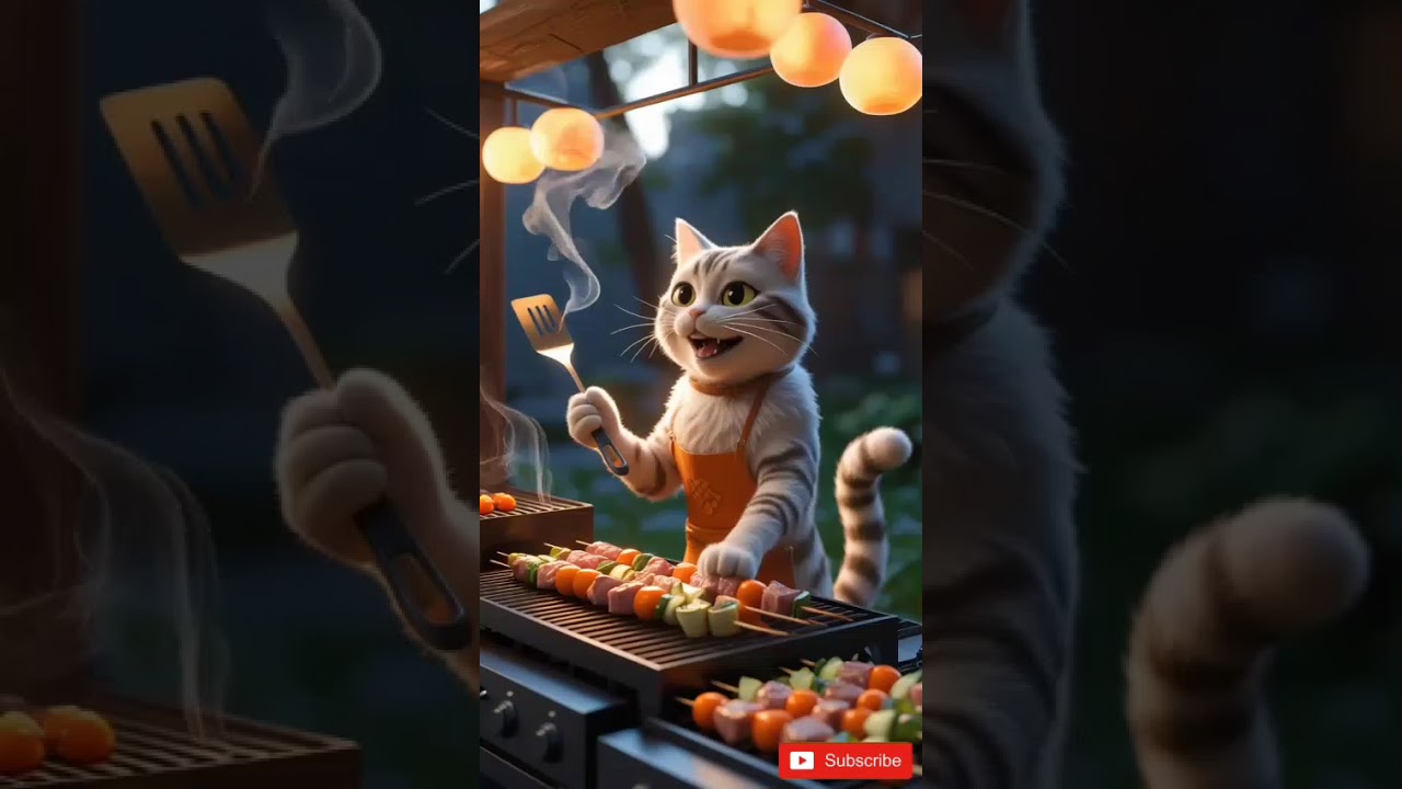 From Meow to Masterchef: The Cat BBQ Story 🍖🔥 