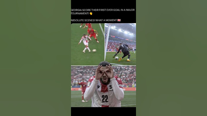 Georgia scored their first ever goal of euro cup