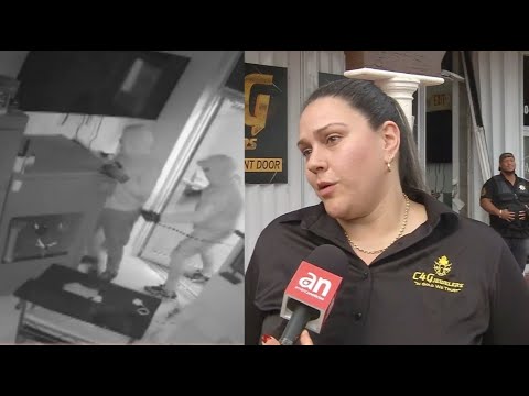 americateve | Captado en cámara el robo de la caja fuerte de una joyería en Hialeah