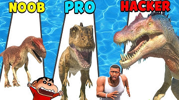 SHINCHAN & FRANKLIN UPGRADING DINOSAURES | UPGRADING DINOSAURES | DREAM SQUAD