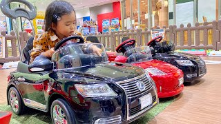 【おでかけ】はじめての電動ラジコンカー  inヒューマックスパビリオン あそびパーク　Hina Play with Ride On Cars Toy