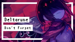 Deltarune - Dont Forget Turkish Cover By Sumami