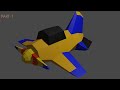 How to model a low poly airplane in blender 2.93 by adotshow (PART-1)