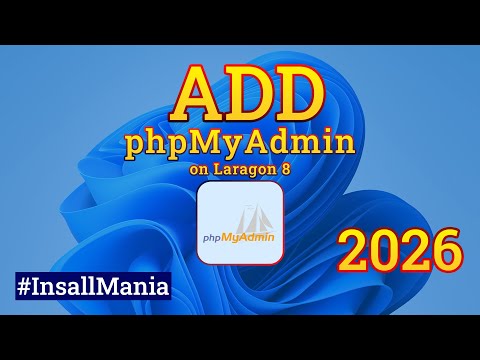 How to add phpMyAdmin on Laragon 8 | Install phpmyadmin | phpMyAdmin Error Fix | Install Mania