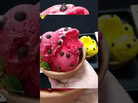 آيس كريم بطيخ ندمت اني كنت بعمله بطريقة العادية لا تقطعي ولا تتعبي   