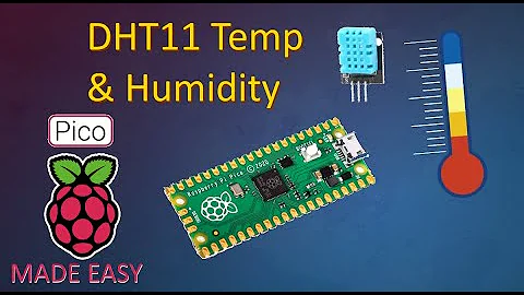 MADE EASY: LCD & DHT11 Temperature Outputs w/ Raspberry Pi PICO