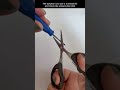 ハサミの切れ味を復活させる簡単な方法 #shorts #ハサミの研ぎ方 #糸切りバサミ #手芸 #刺繍 #ハンドメイド
