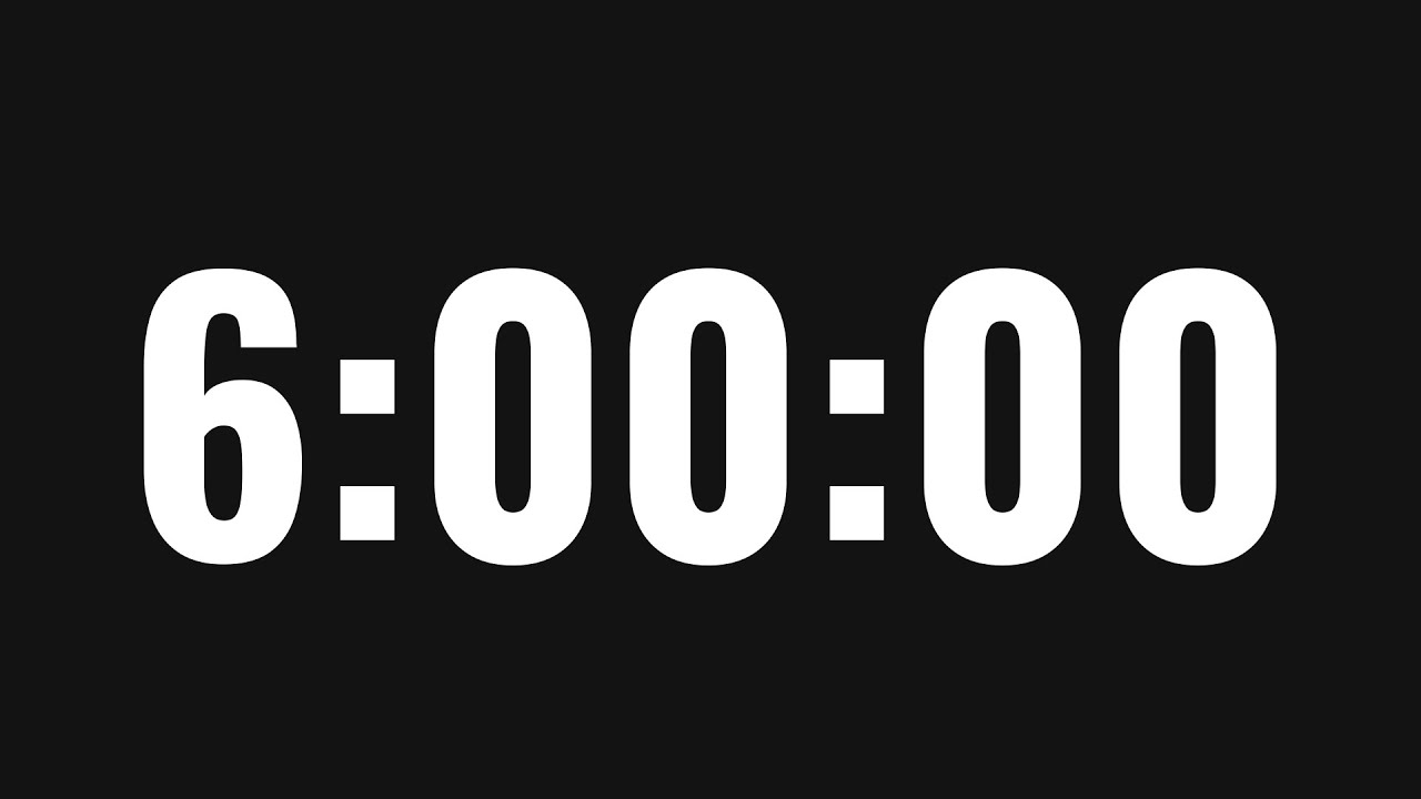 60 Min [ 1 Hour ] Countdown Flip Clock Timer / Simple Beeps 🌸🔔