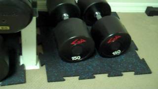 Light Weight 5lbs to 150lb Dumbbells for the Home Gym
