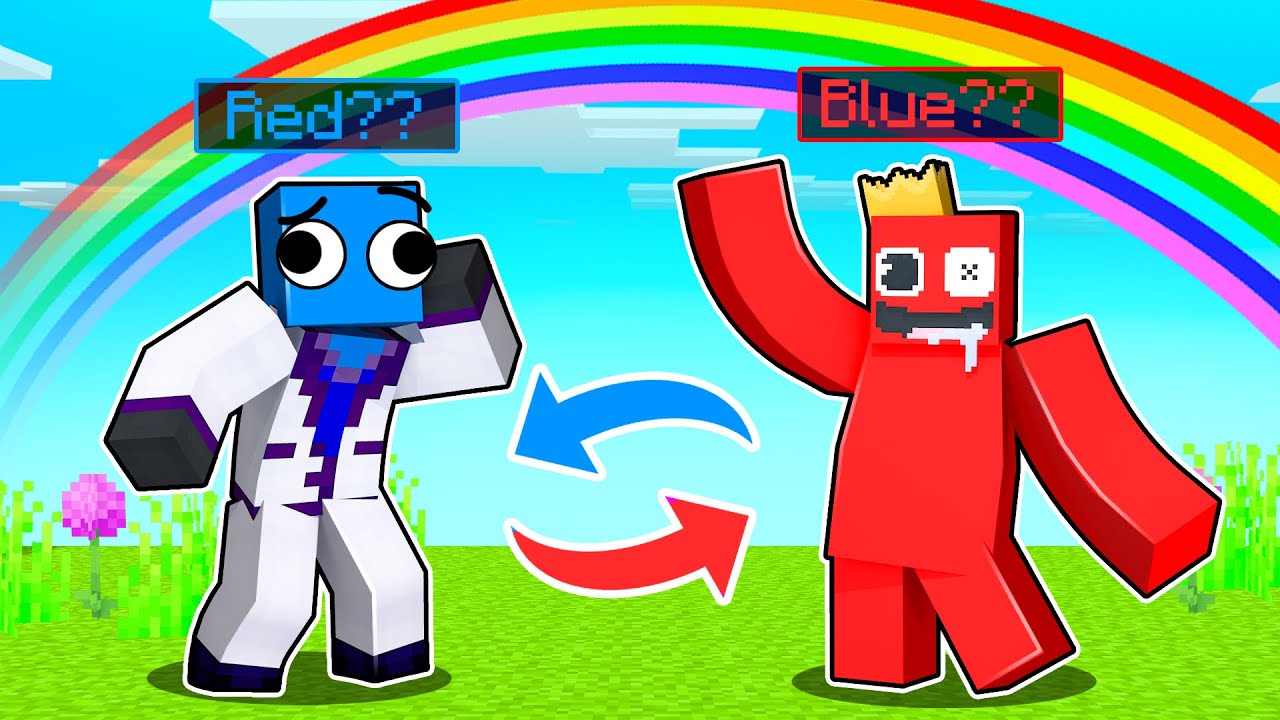 RAINBOW FRIENDS, but the COLORS are SWAPPED?! (Cartoon Animation) 