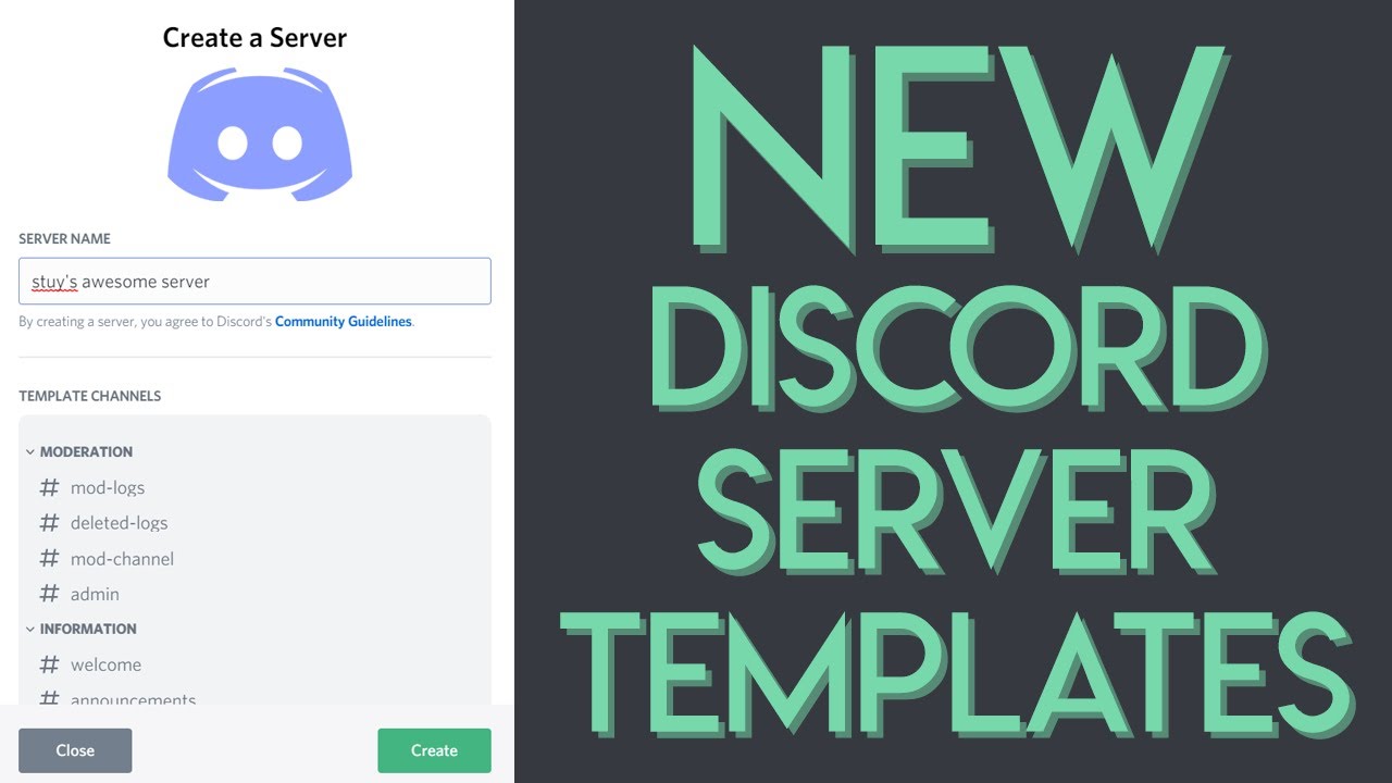 New Discord Server Templates - YouTube