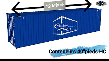 Quelles sont les dimensions d'un conteneur 20 pieds ?