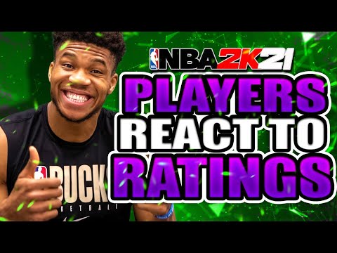 NBA PLAYERS REACT TO THEIR PS5 AND XBOX SERIES X NBA 2K21 RATINGS!