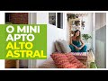 MICRO APARTAMENTO COM PAPEL DE PAREDE ESTAMPADO - VARANDA LINDA TRANSFORMADA EM APENAS DOIS DIAS