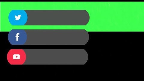 social media lower third green screen free || facebook youtube instagram lower third green screen