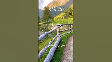 فبأي آلاء ربكما تكذبان/قراءة خاشعة من سورة الرحمن #قرآن_كريم_راحة_نفسية
