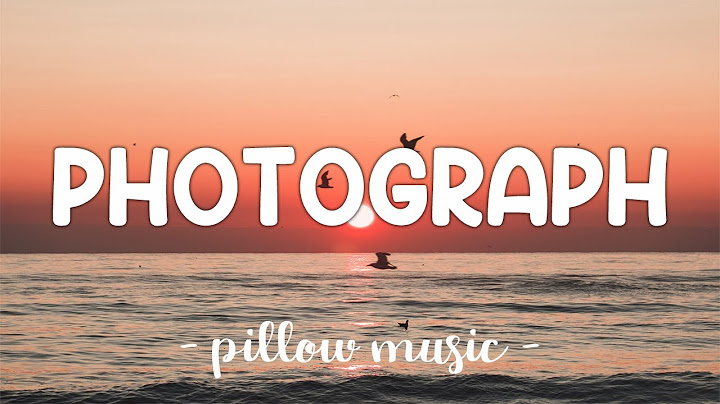 Photograph Lyric Video version - Lyric Video performance video thumbnail