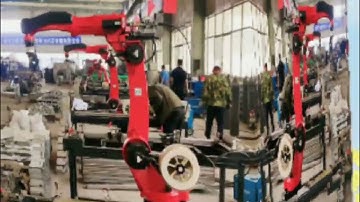 welding robotic machine robot welding machine #weldingcobot #sqrobot #cgxi #jocrt #cobotwelder