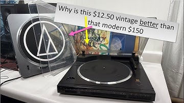 Why is this old BSR better than an audio technica at-lp60x - BSR XL-1200 restoration and demo