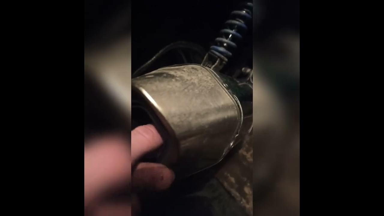 Как сделать отстрелы на мопеде