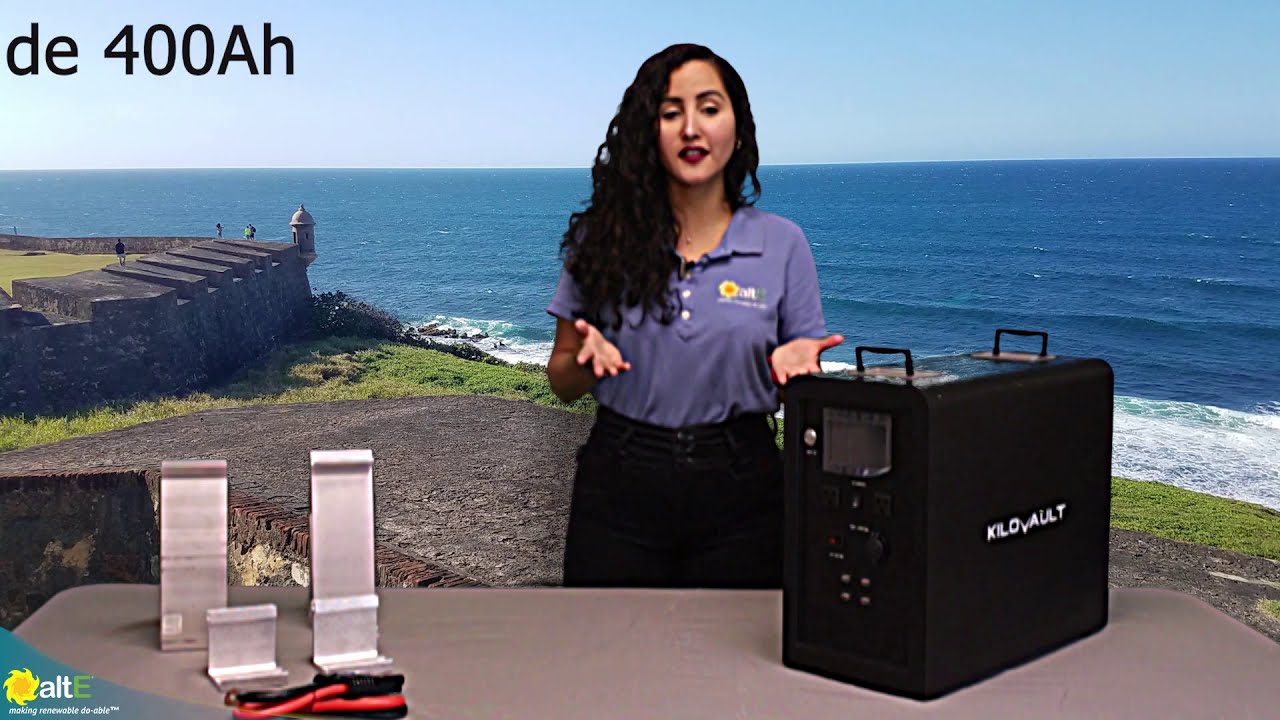 Nuevo KiloVault RESQ-1500 (Kit de Emergencia Solar) - YouTube