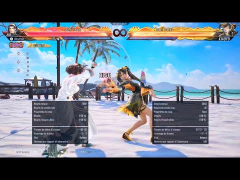 TEKKEN8 Vs Xiaoyu Punition 11f Block 