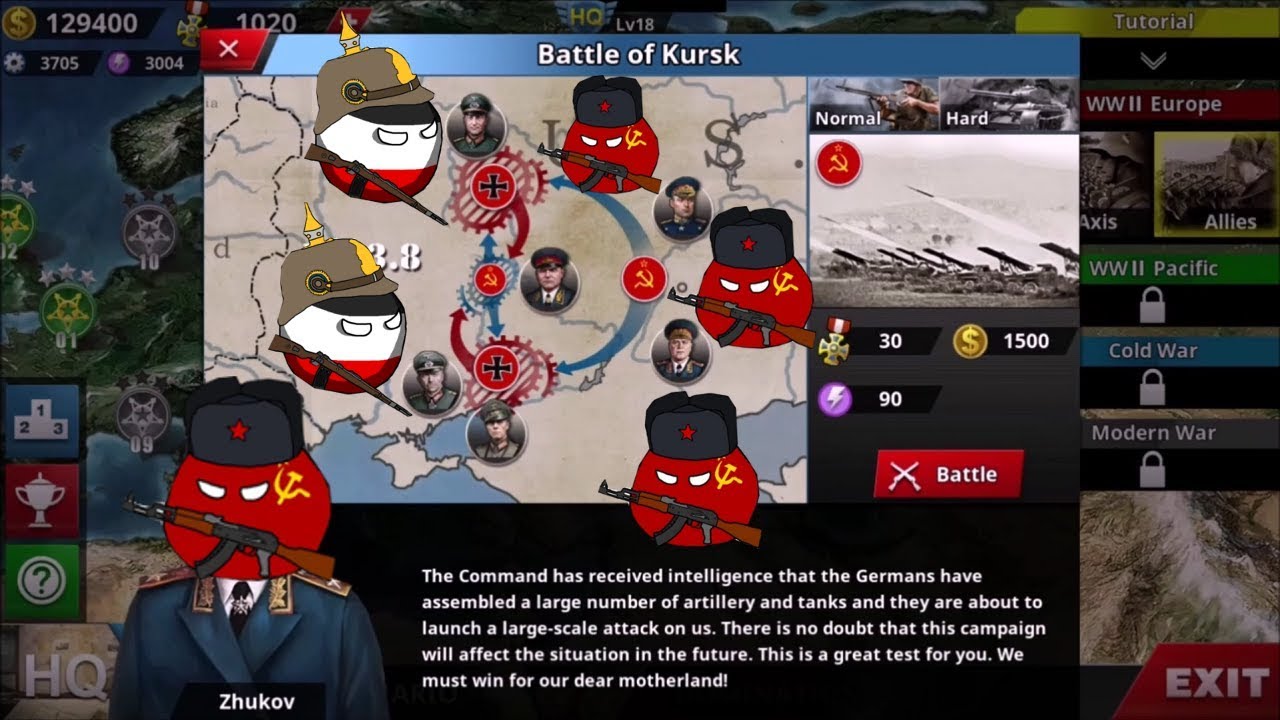 World Conqueror 4 Allies Mission 5 Battle Of Kursk No Hacks