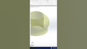 SolidWorks Revolve Command #solidworks #cadyogi #cad #engineering #mechanicalengineering #short
