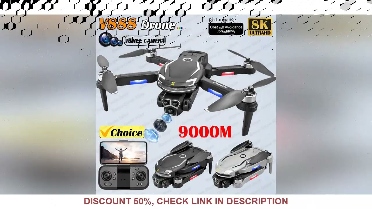 smart card slot của dell laptop New V888 Brushless Drone 8K Professional HD Triple Camera Obstacle Avoidance No GPS Optical Flow Pos