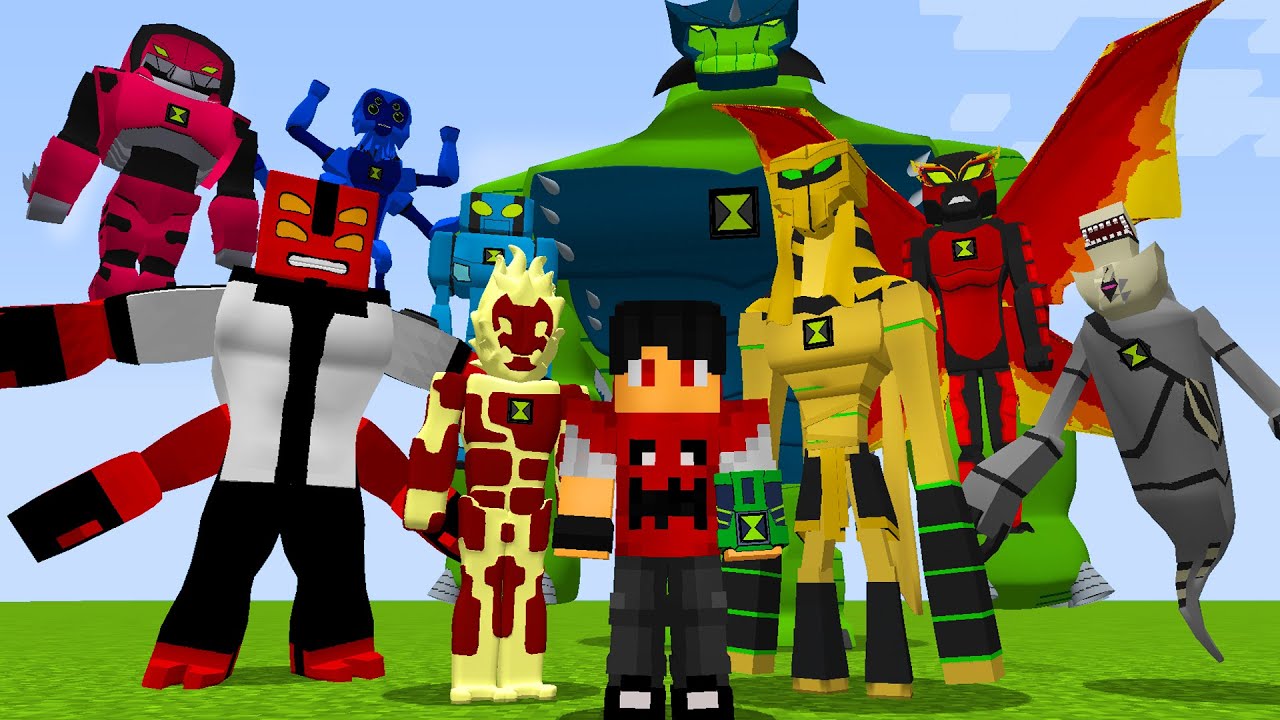 NOVO* ADDON DO BEN 10 SUPREMACIA ALIENIGENA NO MINECRAFT PE ‹‹ P3DRU ›› 