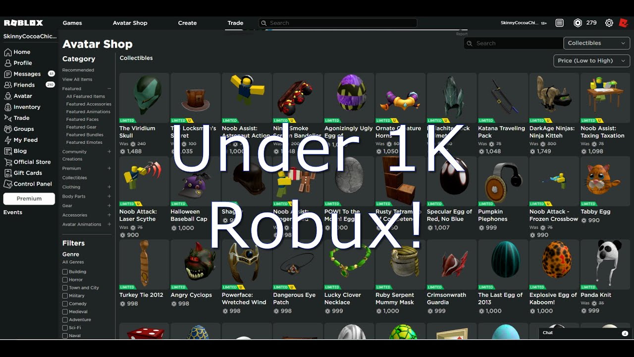 Roblox: 15 Most Expensive Catalog Items